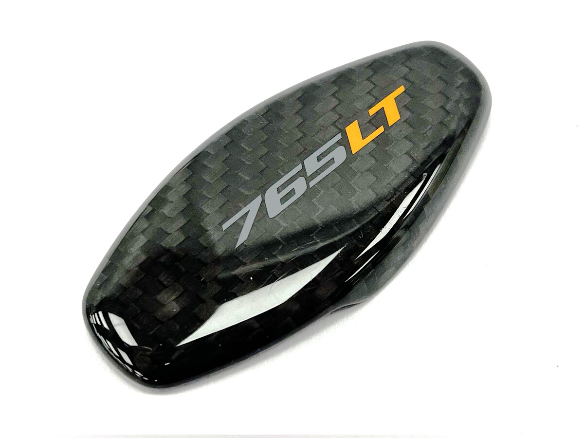 GENUINE MCLAREN 765LT MSO CARBON KEY FOB COVER (Chicane Grey