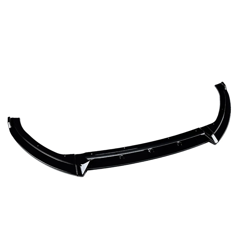 Front Bumper Spoiler Splitter Lip For Ford Focus ST MK3.5 2015-2018 16 17 Black - Image 3 of 4