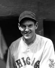 Elwood G English of the Chicago Cubs in 1929 Baseball Old Photo