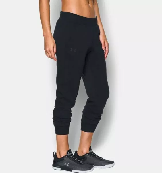 Under Armour Threadborne women's Black Fleece Jogger Pants XXLT / XXL tall  nwt