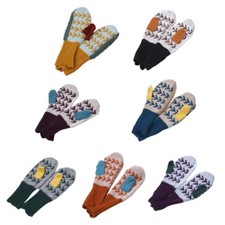 Thick Mittens Winter Gloves for Knit Gloves Hand Warmer Elastic Cro