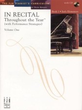In Recital(R) Throughout the Year, Vol 1 Bk 1: with Performance Strategies (The