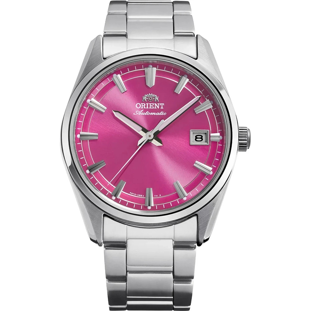 Orient Mens Automatic Watch RA-AC0R07P30B Stretto 38.5mm Ltd Ed. Pink Dial 50M
