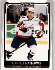 2021-22 O-Pee-Chee Garnet Hathaway #377 Washington Capitals