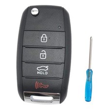 Folding Flip Replacement Key Fob Cover fit for Kia Optima Sorento Sportage 1