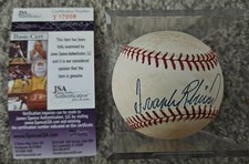 Signed Autographed FRANK ROBINSON HOF Official Major League Baseball JSA