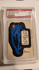 1975 MARVEL STICKERS MR. FANTASTIC PSA9