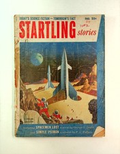 Startling Stories Pulp Oct 1954 Vol. 32 #2 GD Low Grade