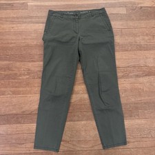 Talbots Women's Olive Green Weekend Chino Pants - Size 6 b8