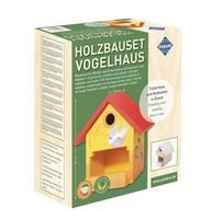Pebaro 466 - Holzbauset Vogelhaus, Futterhaus Und Nistkasten In Einem | Deutsch
