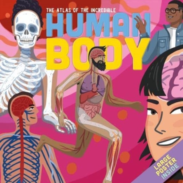 THE ATLAS OF THE INCREDIBLE HUMAN BODY by Jamie Collins (Hardback Book)