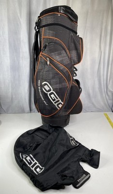 OGIO スタンドバッグ 黒/オレンジ OGIO Cart Golf Bag 15 Way Divider & Rain Cover Black Orange Spyke