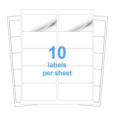1000-40000 Address Shipping Labels 2" X 4" Self Adhesive 10 Per Sheet - 10 UP