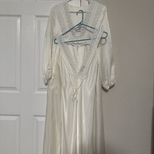 Vintage Dior Jr Vintage Nightgown Dress Silk Satin Lace