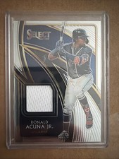 2020 Panini Select - Select Swatches Ronald Acuña Jr. #SS-RA (MEM)