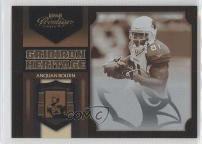 2007 Playoff Prestige Gridiron Heritage Foil 46/100 Anquan Boldin #GH-8 0a1