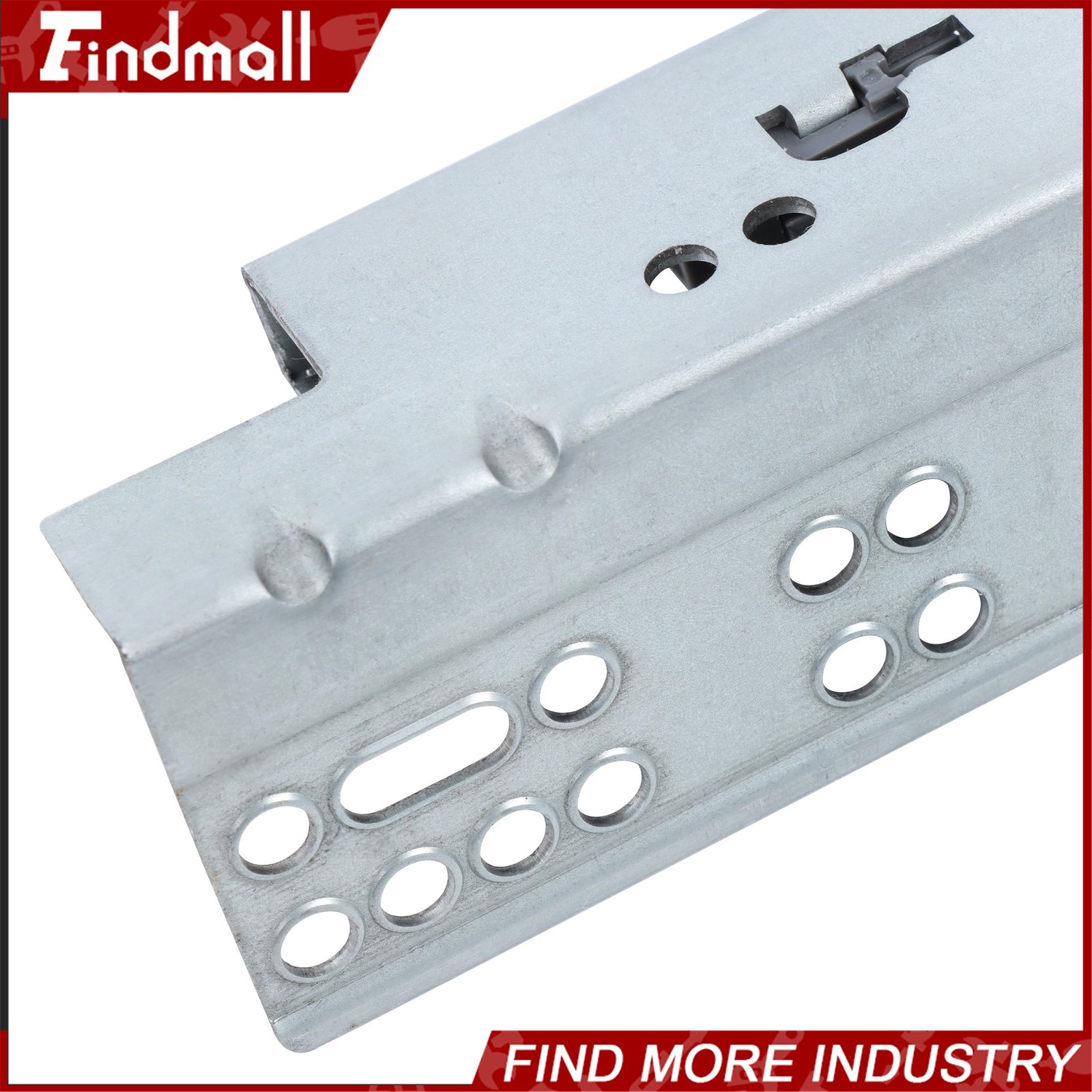 Findmall Self Soft Close Under/Bottom Rear Mounting Drawer Slides 18 inch