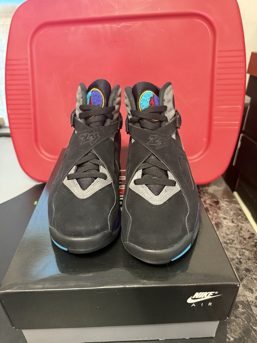 Size 8 2025 Nike Air Jordan 8 Aqua Brand New With Replacement