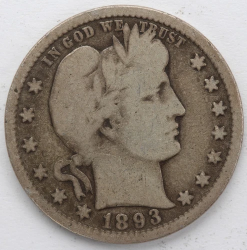 1893 O Barber Quarter
