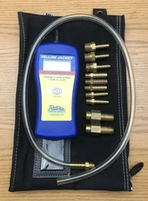 Yellow Jacket 78050 Digital Manometer w/Husky Bag and Fittings