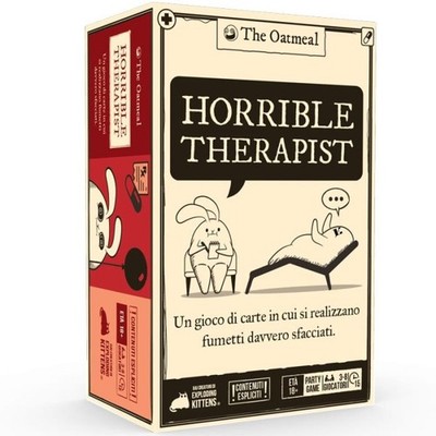 HORRIBLE THERAPIST Brettspiel PARTY GAME asmodee IN ITALIENISCH Alter 17+