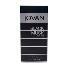 JOVAN BLACK Musk/Jovan COLOGNE SPRAY 3.0 OZ M