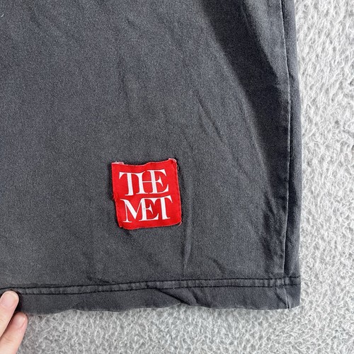 Pacsun The MET Mens Small Gray Black Crewneck T Shirt Metropolitan Museum H2 - Picture 4 of 7
