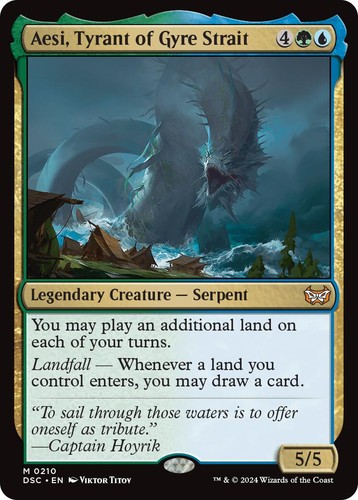 Aesi, Tyrant of Gyre Strait - Commander: Duskmourn: House of Horror