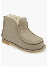 JW Anderson Women's Gray Genuine Shearling Lined Bootie Size: 36