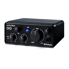 PreSonus AudioBox GO USB-C Audio Interface+Studio One DAW Recording Software