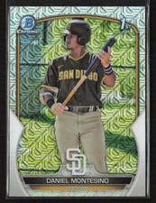 Daniel Montesino 2023 Bowman #BCP-114 Chrome Prospects Mojo Refractors s