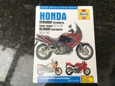 HONDA VTR100F 1997 to 2007 & XL1000V 1999 to 2008 REPAIR MANUAL BY HAYNES