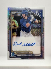 2024 Bowman #BMA-BMI Blake Mitchell Chrome Prospect Autographs Mojo Refractors