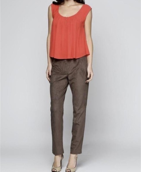 Women Gerry Weber Trousers Brown 36 / S / 44 #81E1