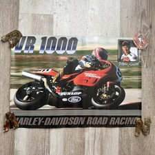 Harley Davidson Racing VR 1000 Superbike Wall Poster Mike Smith Pascal Picotte