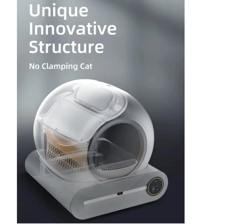 65L Automatic Smart Cat Litter Box Self-Cleaning Fully Enclosed Pet Toilet