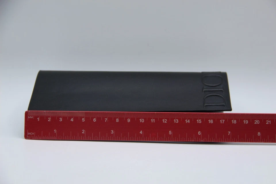 NUEVO CHRISTIAN DIOR NEGRO AUTÉNTICO GAFAS GAFAS GAFAS DE SOL ESTUCHE CON TELA Y CAJA Foto 4 de 4