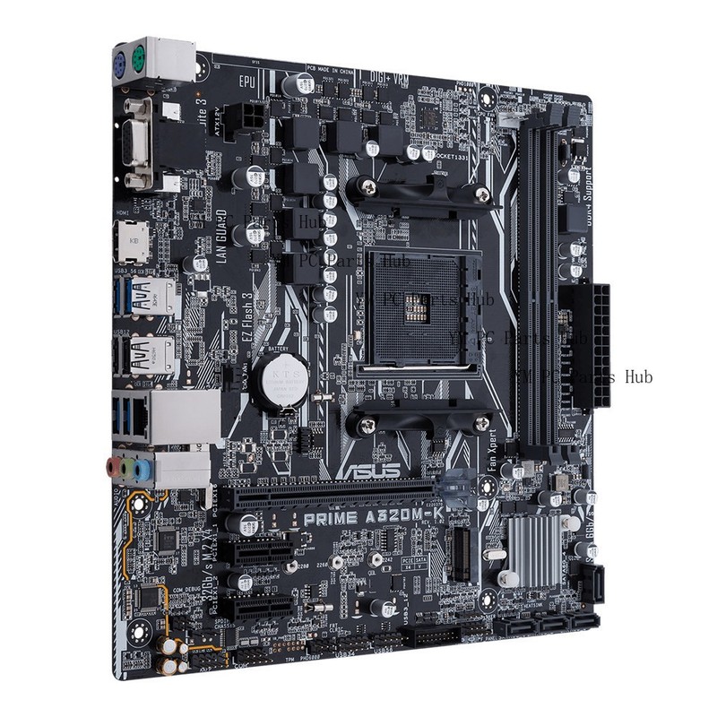 ASUS AM4 Motherboard PRIME A320M-K M.2 hdmi sata 6Gb/s usb 3.0 M-ATX ddr4