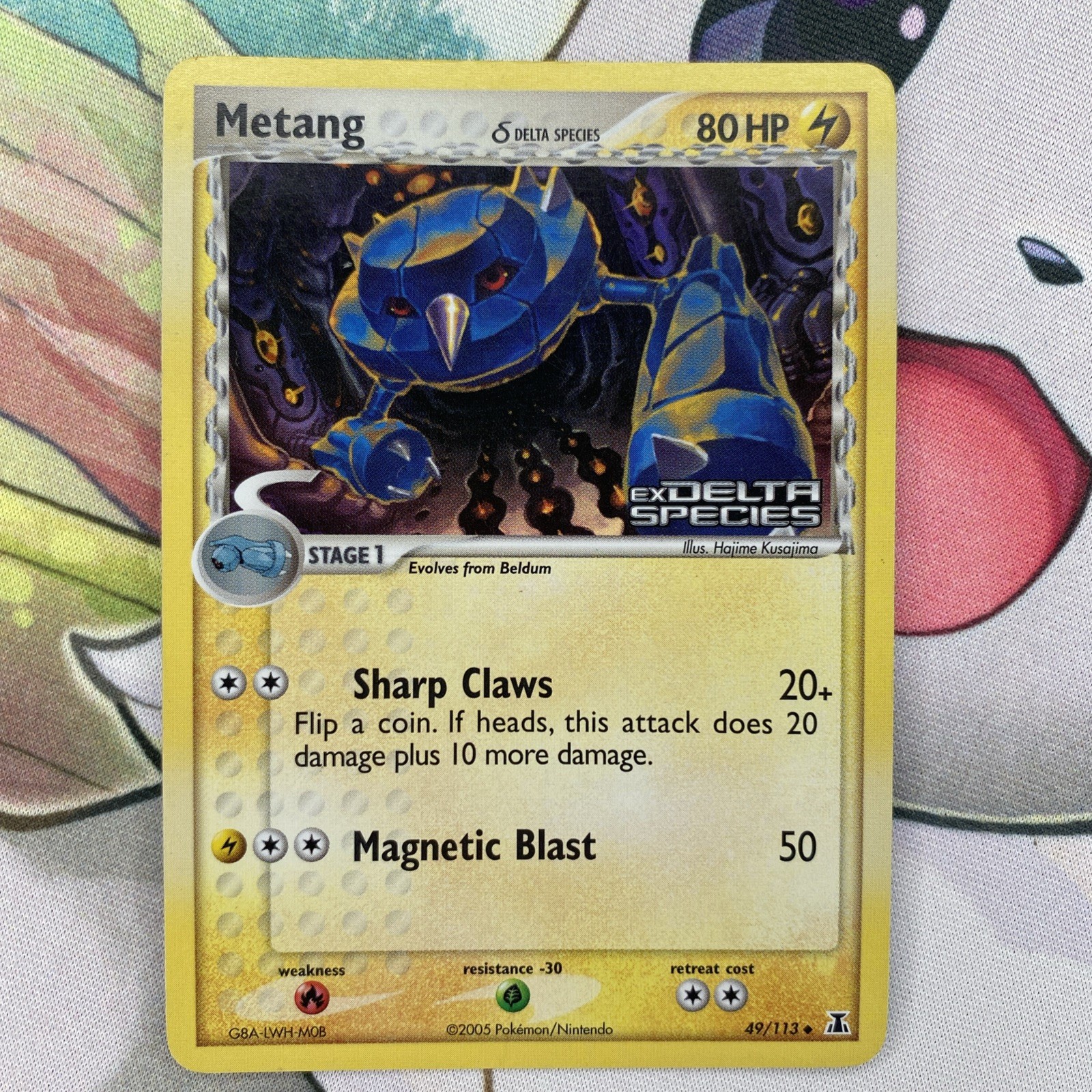 Metang Delta Species Reverse Holo Stamped Card 49/113 Pokémon Vintage Ex NM