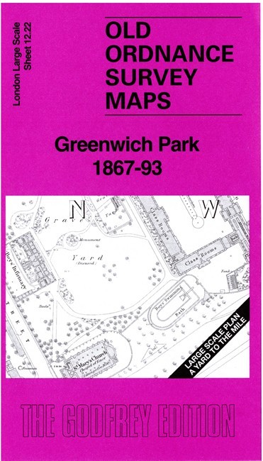 Greenwich Park 1867-93  London Large Scale Sheet 12.22 by Pamela Taylor