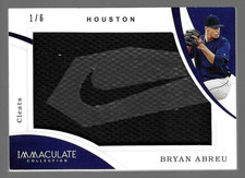 Bryan Abreu 2020 Panini Immaculate Collection Memorabilia Jumbo Cleats 1/6