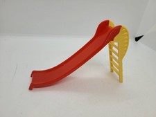 NICE VINTAGE 1950'S #20 PLASTIC YELLOW & RED RENWAL DOLLHOUSE  PLAYGROUND SLIDE