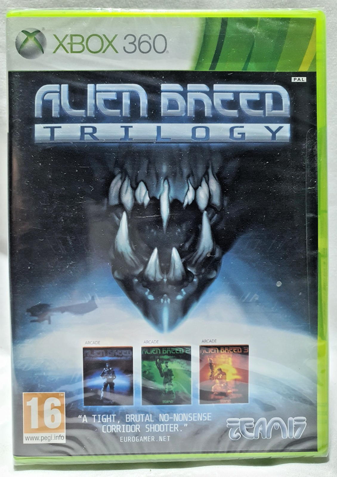Alien Breed Trilogy Microsoft Xbox 360 New Factory Sealed foil with defect