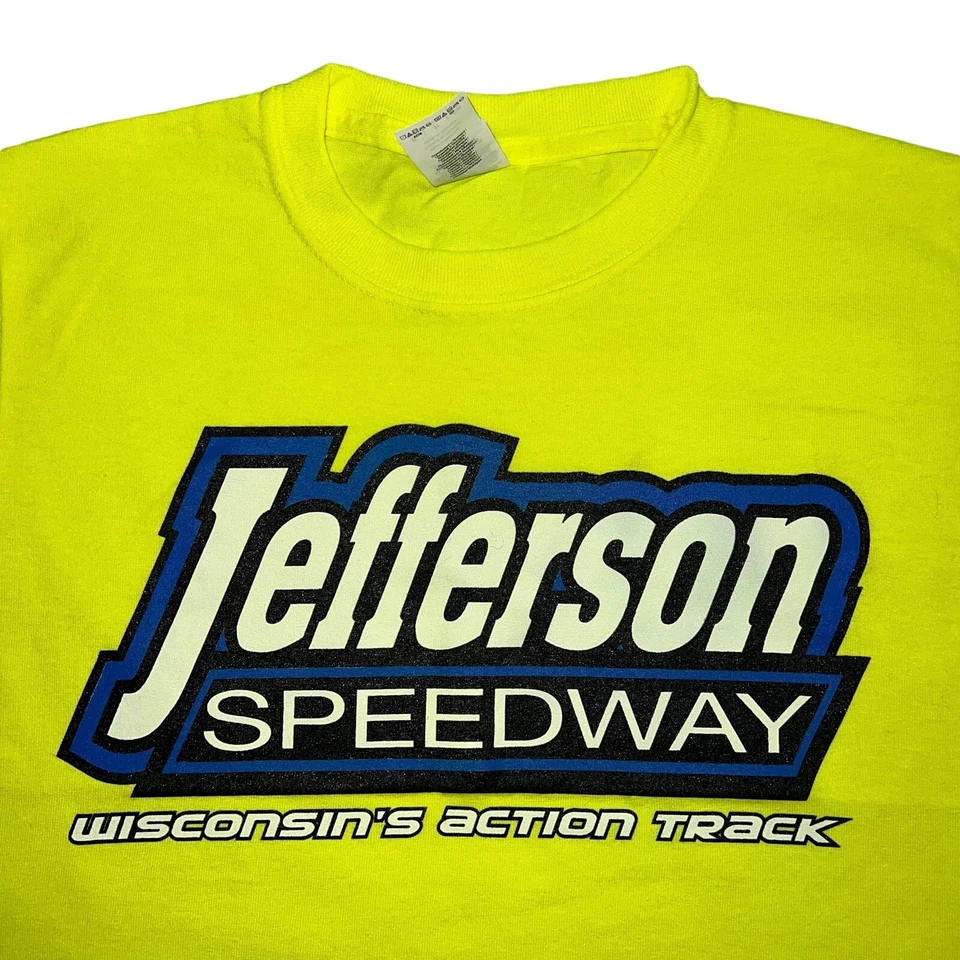 Camiseta Top Jefferson Speedway Unisex Niños Amarillo Neón Pequeña  Foto 3 de 4