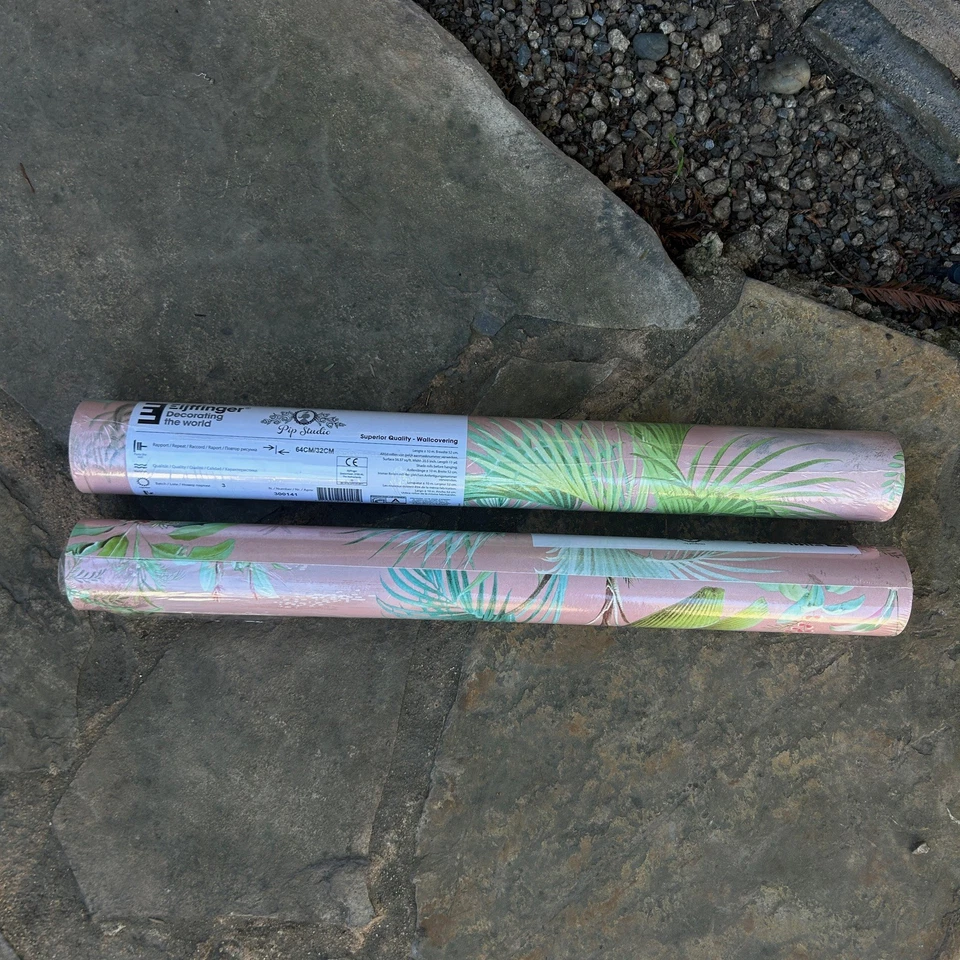 Papel pintado Eijffinger Pip Studio Calliope rosa escena palma 2 rollos NUEVO 300141 Foto 4 de 4