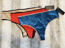 Satin Silky Panties Cheeky High Leg Cut Small 3 Per Pack Youmita