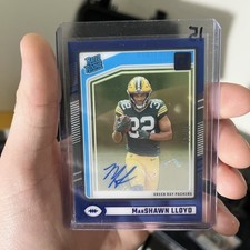 2024 Clearly Donruss  MarShawn Lloyd Clearly Rated Rookie Autographs Blue /49 