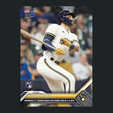 Garrett Mitchell - 2023 MLB Topps Now Card 56 - Print Run: 1364