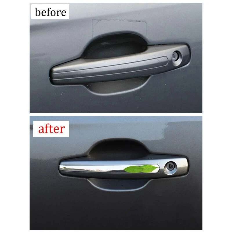 For Lincoln MKX 2016-2018 Silver Titanium Exterior Side Door Handle Cover Trim - Изображение 2 из 4