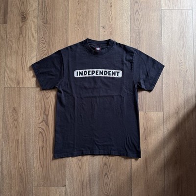 old Independent ブラック Tシャツ vintage Vintage Independent Skateboard Logo Black Mens Medium Shirt Y2K